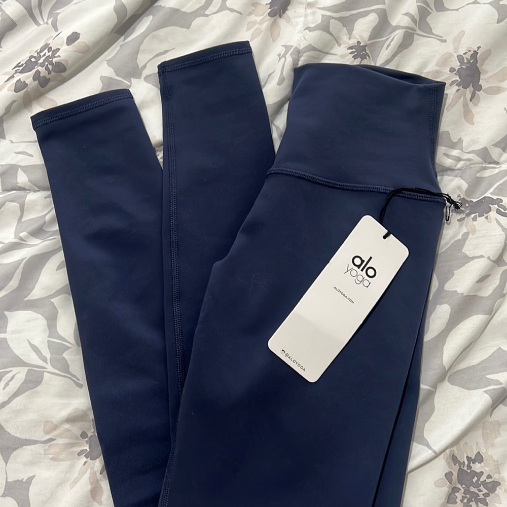 Alo Yoga High waist airbrush leggings NAVY